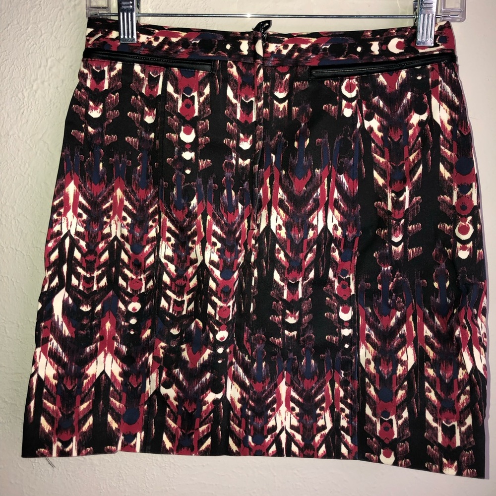 Multicolored mini skirt